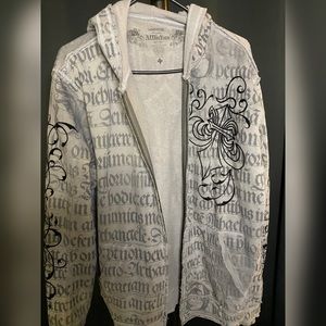 Affliction Zip Up Sweatshirt
